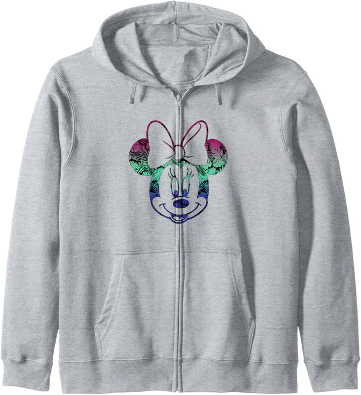 Disney Micky und seine Freunde Minnie Tropical Gradient Fill Kapuzenjacke