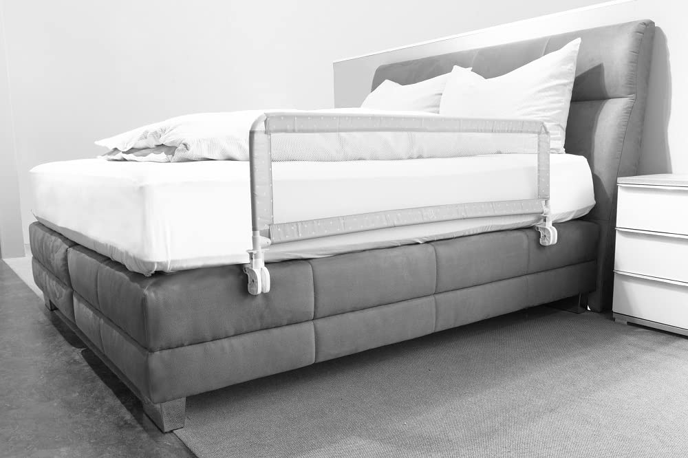 Set Fillikid Bettschutzgitter mit Stoffwindel von Kinderhaus Blaubär | 135x50cm | Rausfallschutz für