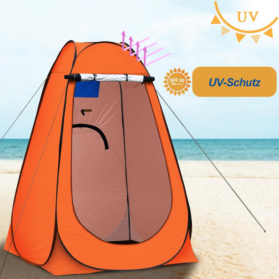 TUKAILAI Camping Toilettenzelt Duschzelt Pop Up Umkleidezelt Privatsphäre Toilette Umkleidekabine La