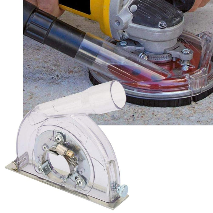 Steinschnitt Staubschutz, Schleifabdeckung aus PC und Metall für 100/125 / 150mm Winkelschleifer und