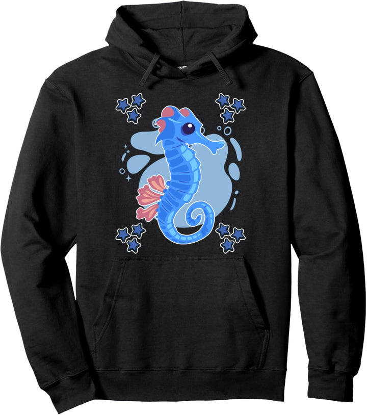 Herren Seepferdchen Zeichnung Sterne Jungen Seepferdchen Pullover Hoodie