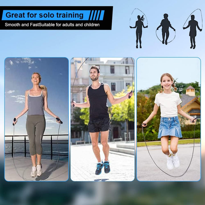 Fussball Trainingsset, Fussball Trainingszubehör Set, Agility Speed Ladder, 5m Koordinationsleiter,