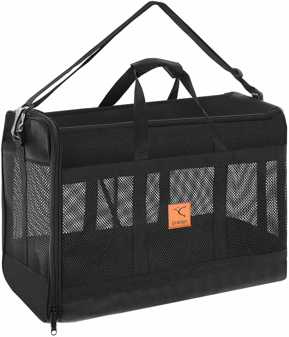 Granori Hundetasche 55x40x23 cm Flugzeug Hundetransporttasche/Hundetragetasche | Transportbox/Tiertr