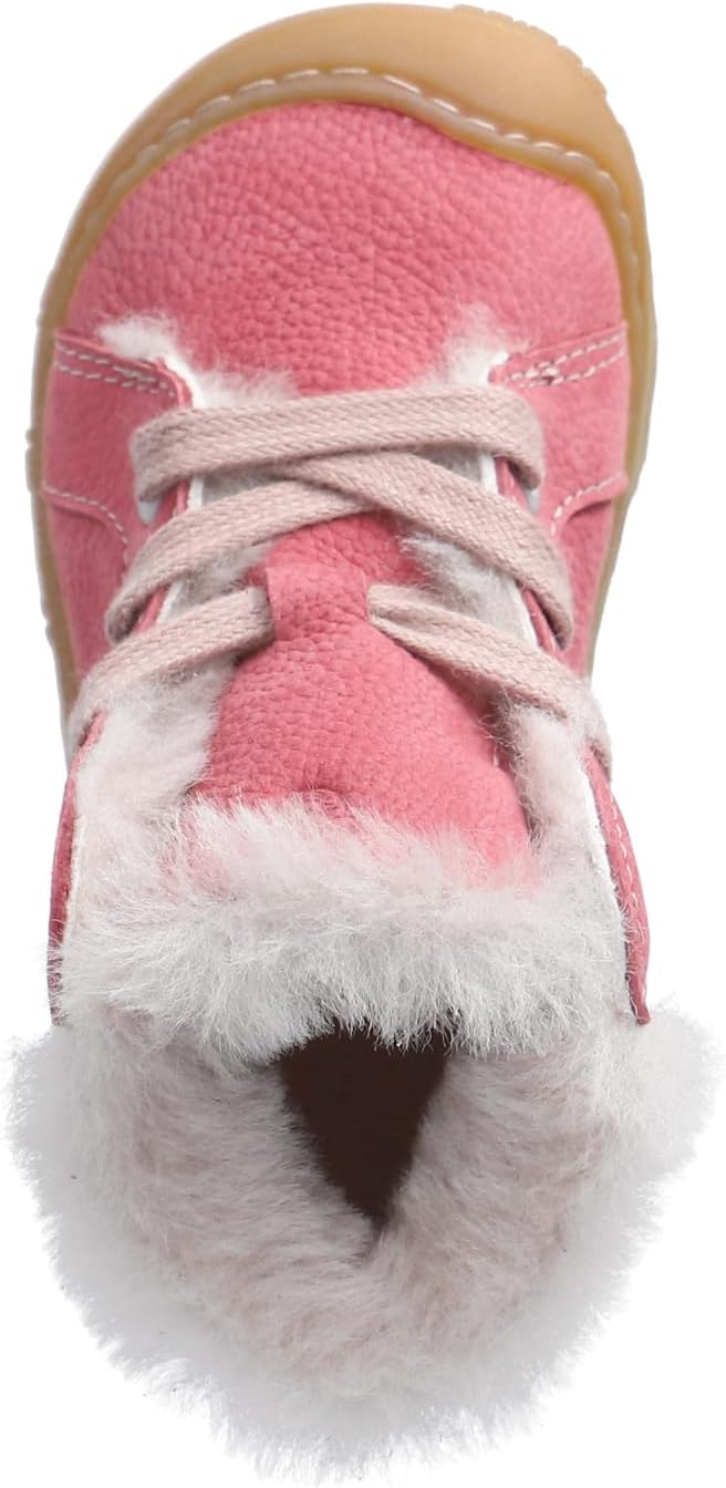 RICOSTA Mädchen und Jungen Lauflernschuhe ELIA, WMS:Weit,terracare,Barfuss-Schuh 22 EU Weit Rosa 320