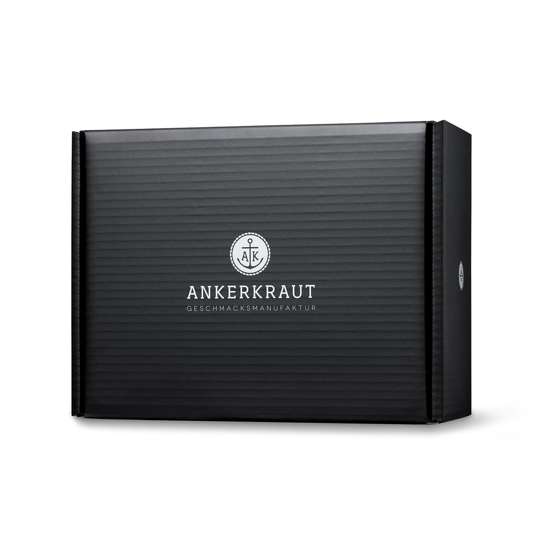 Ankerkraut Grillbuch-Set mit 6 Streuern, 1320g Gewürze plus Buch im Bundle Single, Single