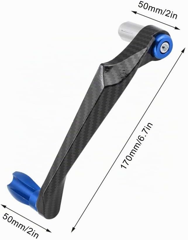 Hapivida Motorrad Lenker Schutz 7/8 Zoll 22 mm Universal Motorrad Hebelschützer CNC Aluminium Lenker