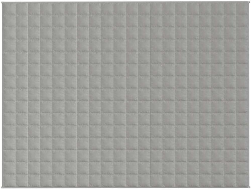 Gewichtsdecke Grau 150x200 cm 7 kg Stoff, Bequemer Stoff, Gleichmässige Gewichtsverteilung, Praktisc