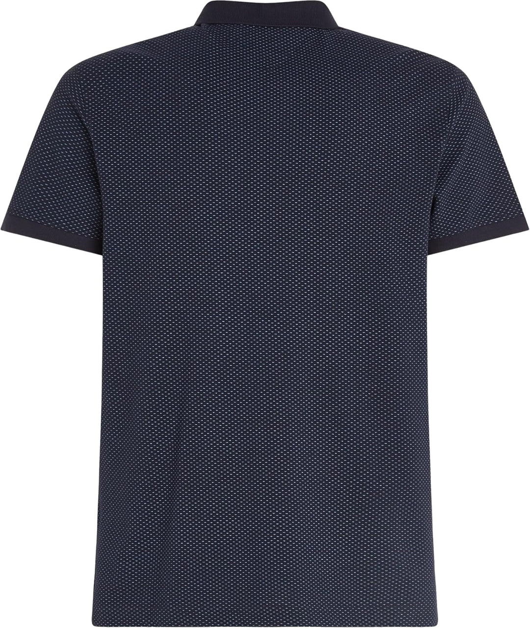 Tommy Hilfiger Herren Micro Print Slim Polo Mw0mw30775 Kurzarm Poloshirts (1er Pack) S Blau (Desert