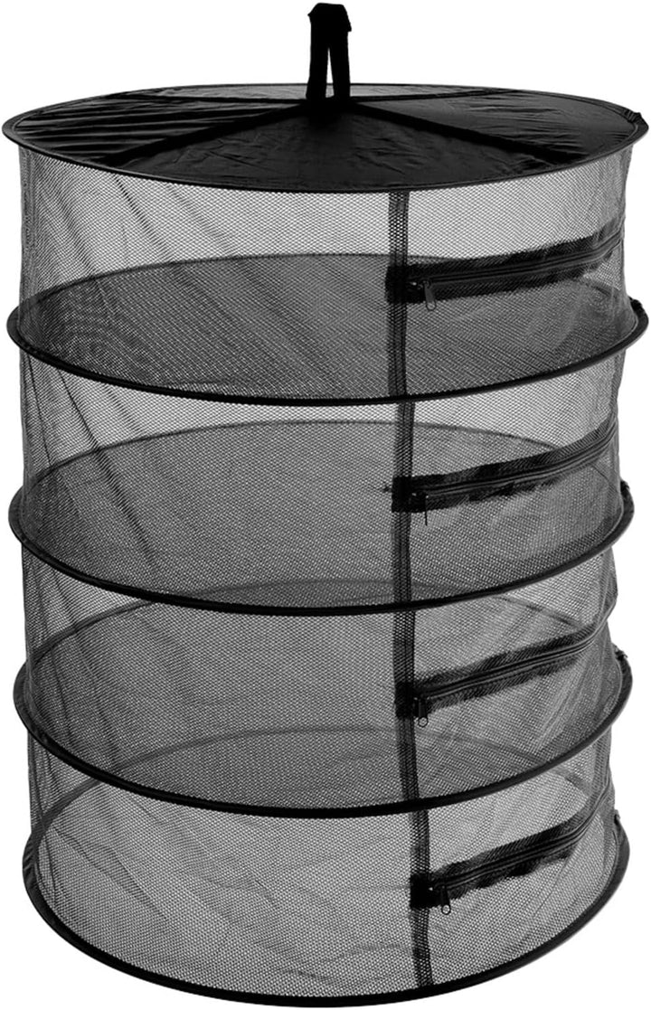 Trockennetz Kräuter | 4-lagiges Kräutertrockner Hängend | Trockennetz Drying Rack | Faltbar Kräuter