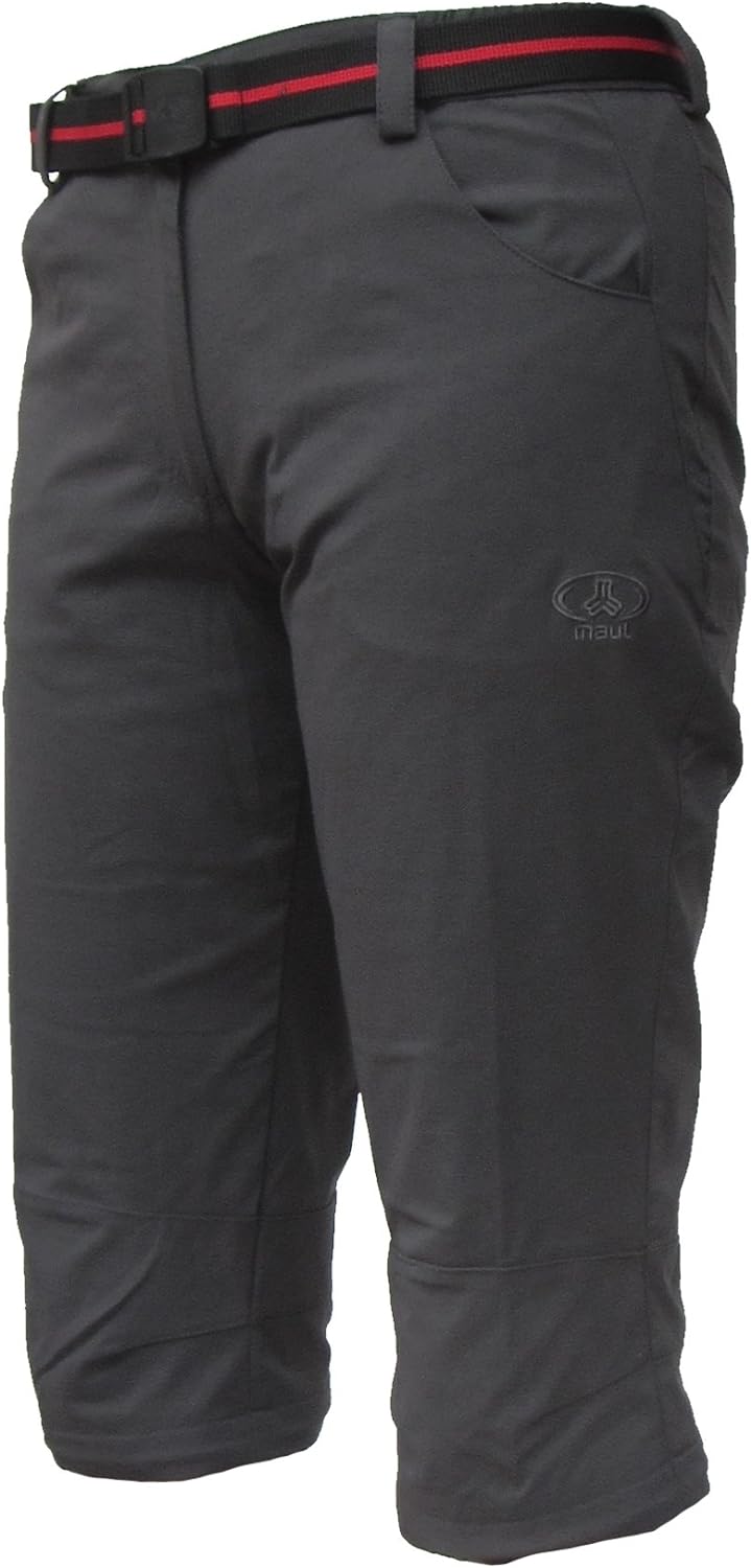 Maul Damen Outdoor Capri Zip-Off Hose Trail II, anthrazit, 38