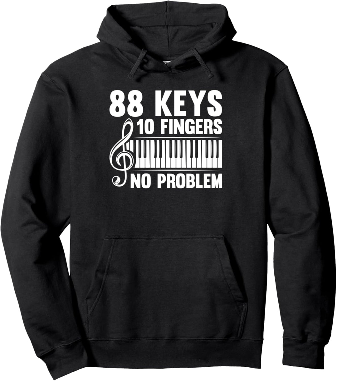 Lustiger Klavier Piano Flügel Spruch für Pianist Pianisten Pullover Hoodie