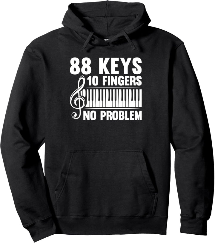 Lustiger Klavier Piano Flügel Spruch für Pianist Pianisten Pullover Hoodie