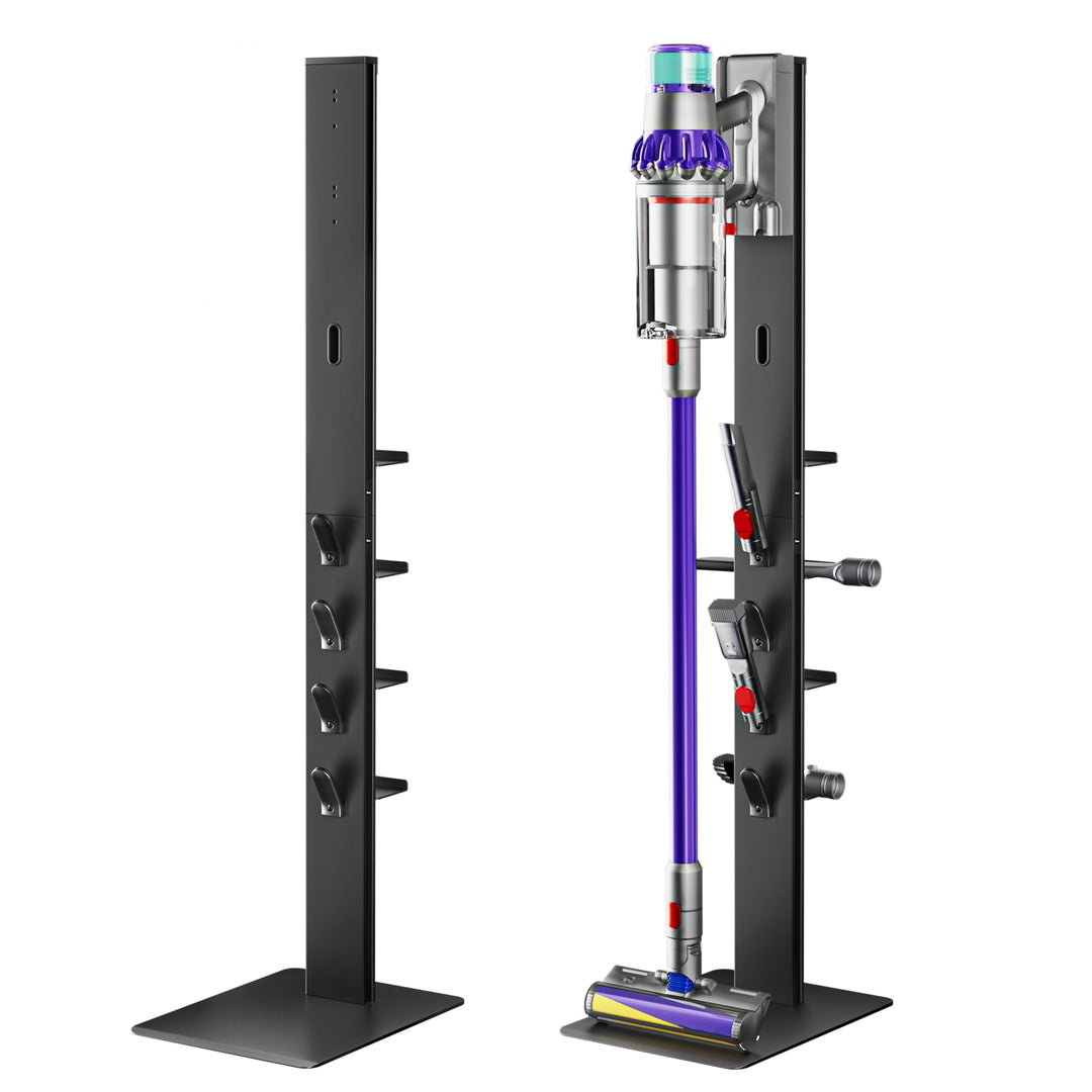 PEGZONE Ständer für Dyson Akkusauger mit 4 Haken und 4 Ablagen，Kompatibel für Dyson Gen5, V15, V12,
