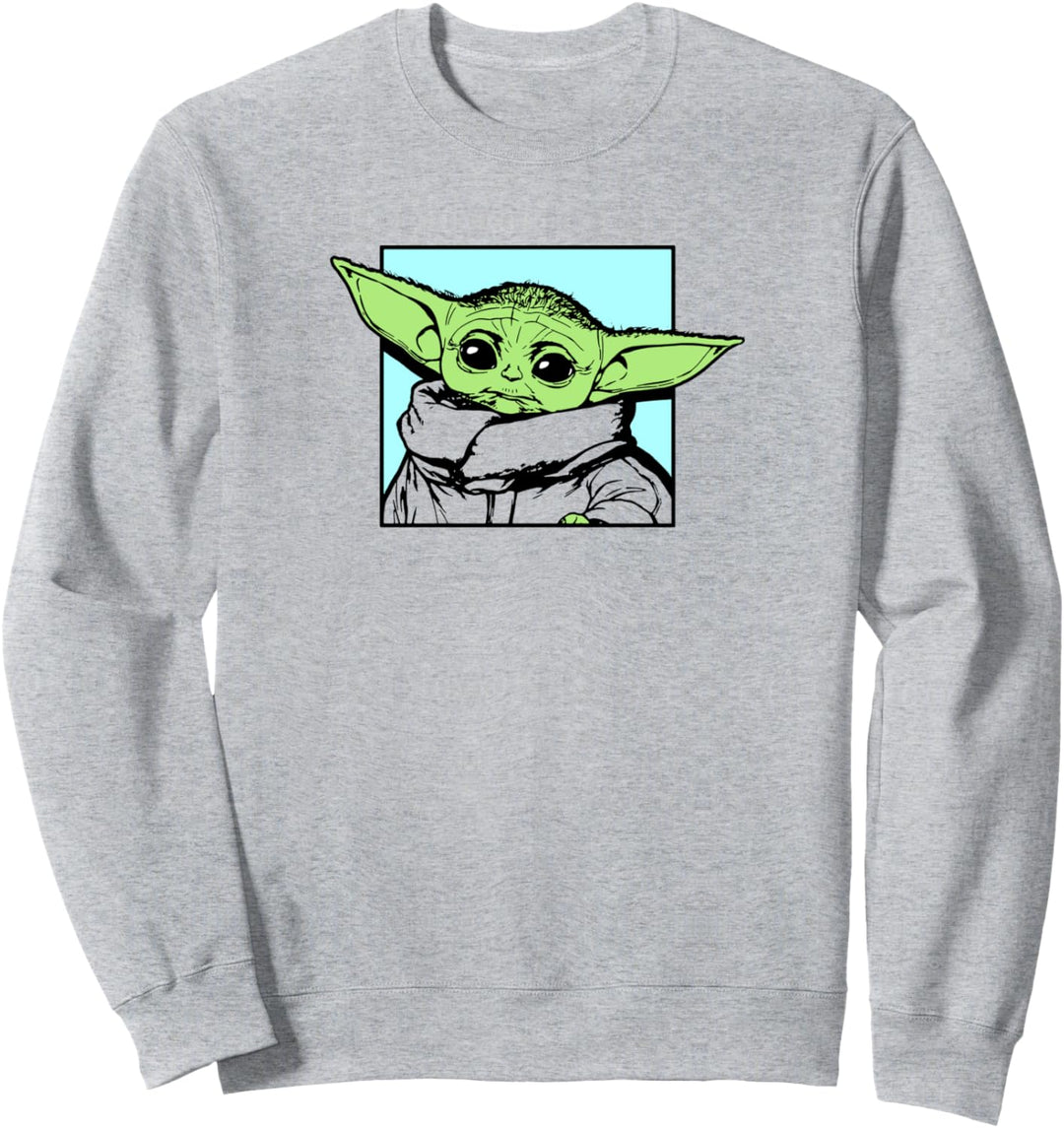 Star Wars: The Mandalorian The Child Simple Square Sweatshirt
