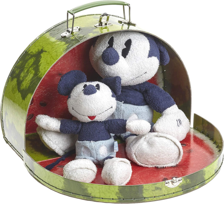 TURBO PRODUKTE 3 TLG. Set Kinderkoffer – Spielkoffer für Mädchen und Jungen rund mit Fruchtmotiv Mel