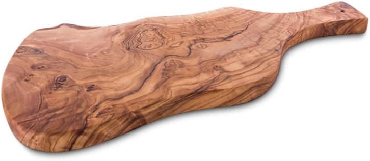 Tunisan Käsebrett aus Olivenholz, mit Griff, 40 cm