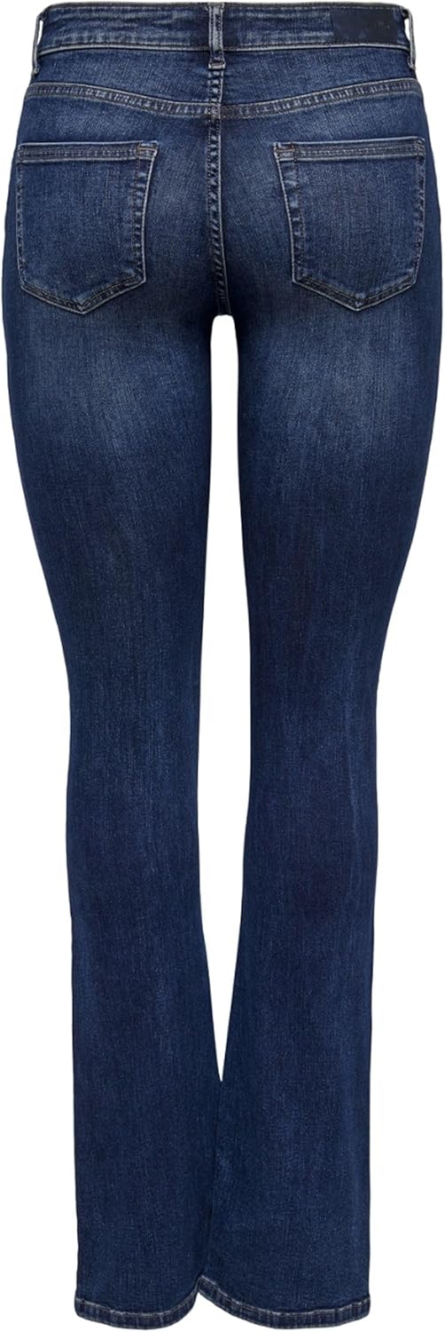 ONLY Damen Jeans XS / 34L Dark Blue Denim, XS / 34L Dark Blue Denim