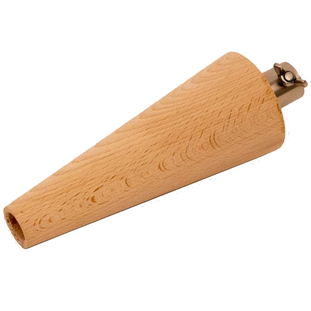 MOESTA-BBQ 19164 - FeuerTüte – Lebensmittelechte Rotisserie-Buchenholzrolle für Baumstriezel – Halte