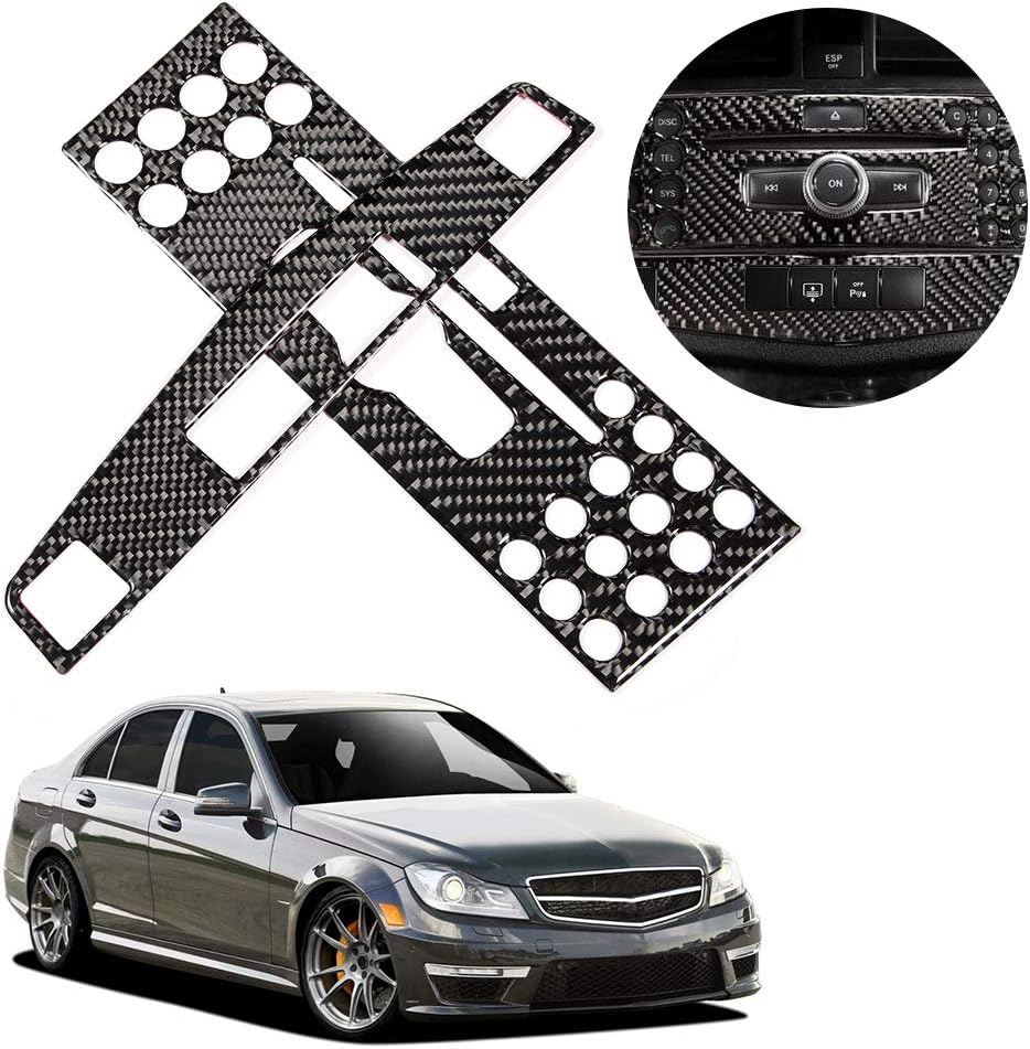 Suuonee Verkleidung Mittelkonsole, Carbon Verkleidung Mittelkonsole Navigationsleiste Passend für C