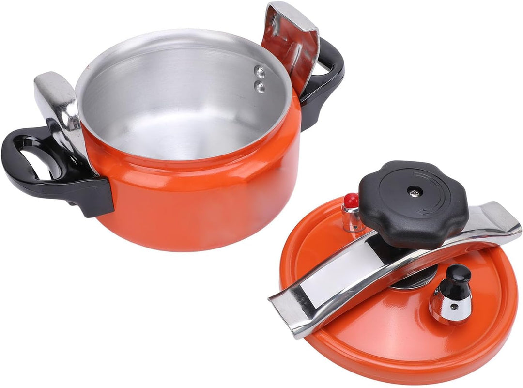 Schnellkochtopf, Doppelboden-Druckdosenbehälter aus Aluminiumlegierung, Leicht zu öffnender und zu S