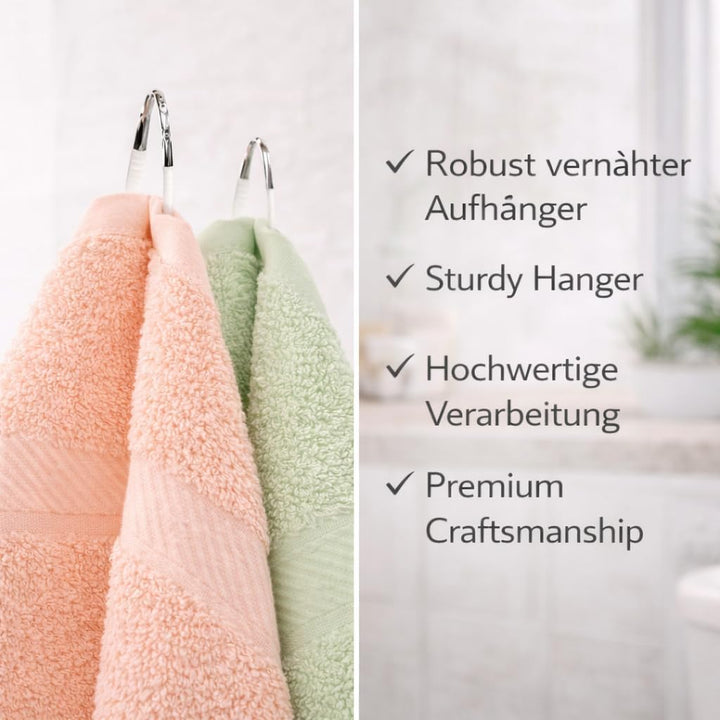 Betz Handtuch 6er Pack Handtücher Set Palermo Grösse 50x100 cm 100% Baumwolle - gut trocknend, leich