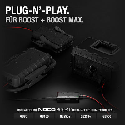 NOCO XGC4 56W Boost Power-Adapter für GB70, GB150, GB250, GB251 und GB500 UltraSafe-Lithium Starthil