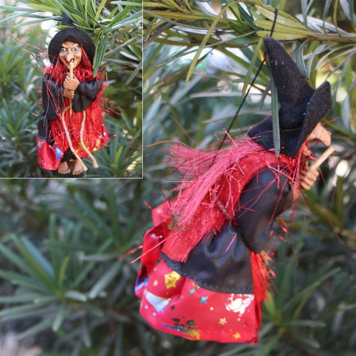Halloween Dekoration Hexenfigur Hängende Hexe Deko für Party Garden Holiday Decor -1pc