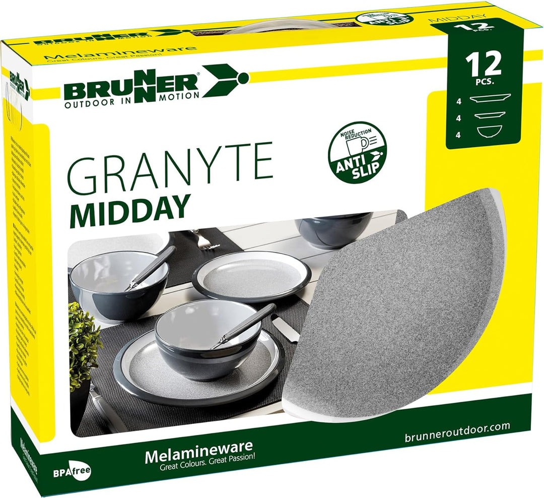 BRUNNER Granyte Geschirrset 12-tlg.