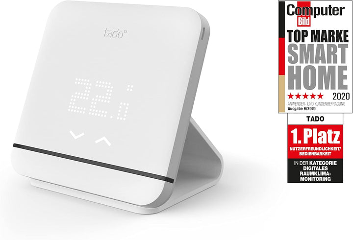 tado° smarte Klimaanlagensteuerung V3+ mit Standfuss – Klimaanlage digital steuern per App – optimal