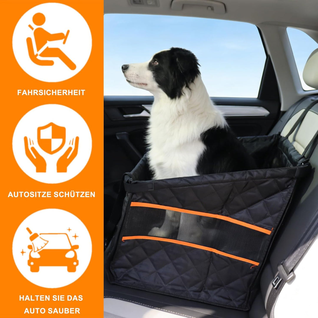Hundesitz Auto Rückbank, Hundeautositz Hundesitz Kleine Hunde, Extra Stabiler Hunde Autositz Mit Sic
