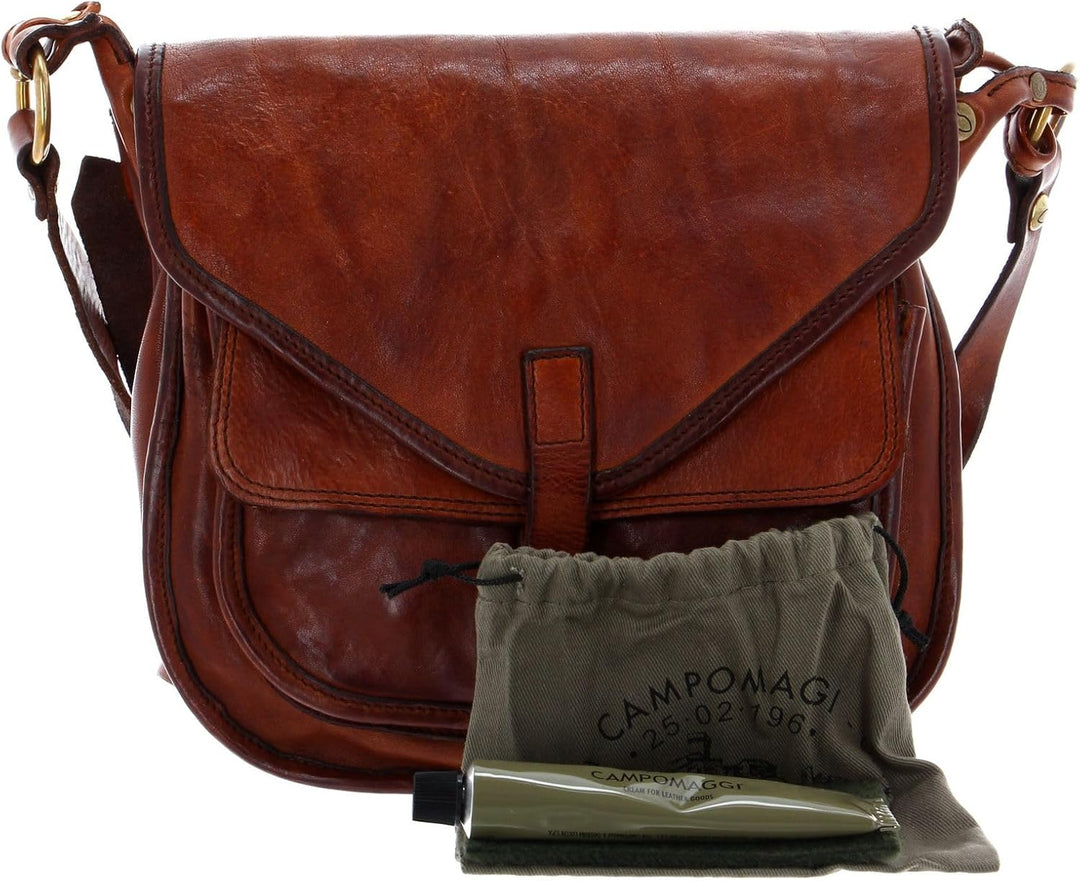 Campomaggi Orleans Umhängetasche 28 cm cognac, Einheitsgrösse