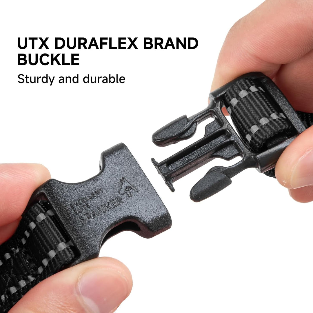 EXCELLENT ELITE SPANKER Kein Zug Hundegeschirr reflektierende Nylon Weste L-förmig einstellbar einfa