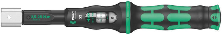 Wera '05075651001 Click-Torque X 1 Drehmomentschlüssel für Einsteckwerkzeuge, 9x12 x 2,5-25 Nm 9x12,