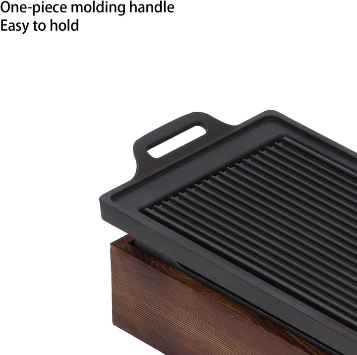 MOUMOUTEN BBQ-Grillpfanne, BBQ-Grill Im Japanischen Stil, Multifunktions-Grill-Backblech, Rauchfreie
