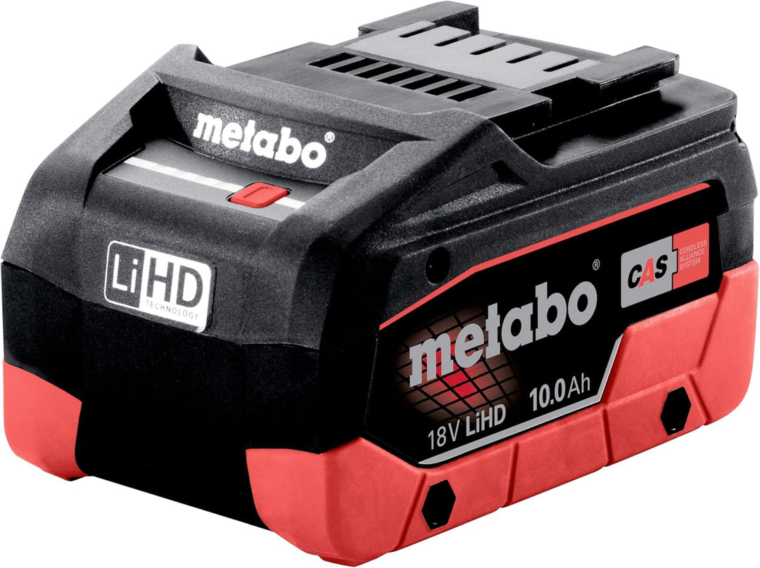 metabo Basis-Set - 2X LiHD 18 V / 10 Ah Akkus + ASC 290 Schnellladegerät in metaBOX 145 - Leistungss