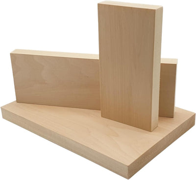 EdpaS Schnitzholz Brett aus Lindenholz 30 x 20 x 2,5 cm zum Schnitzen und drechseln oder basteln zur