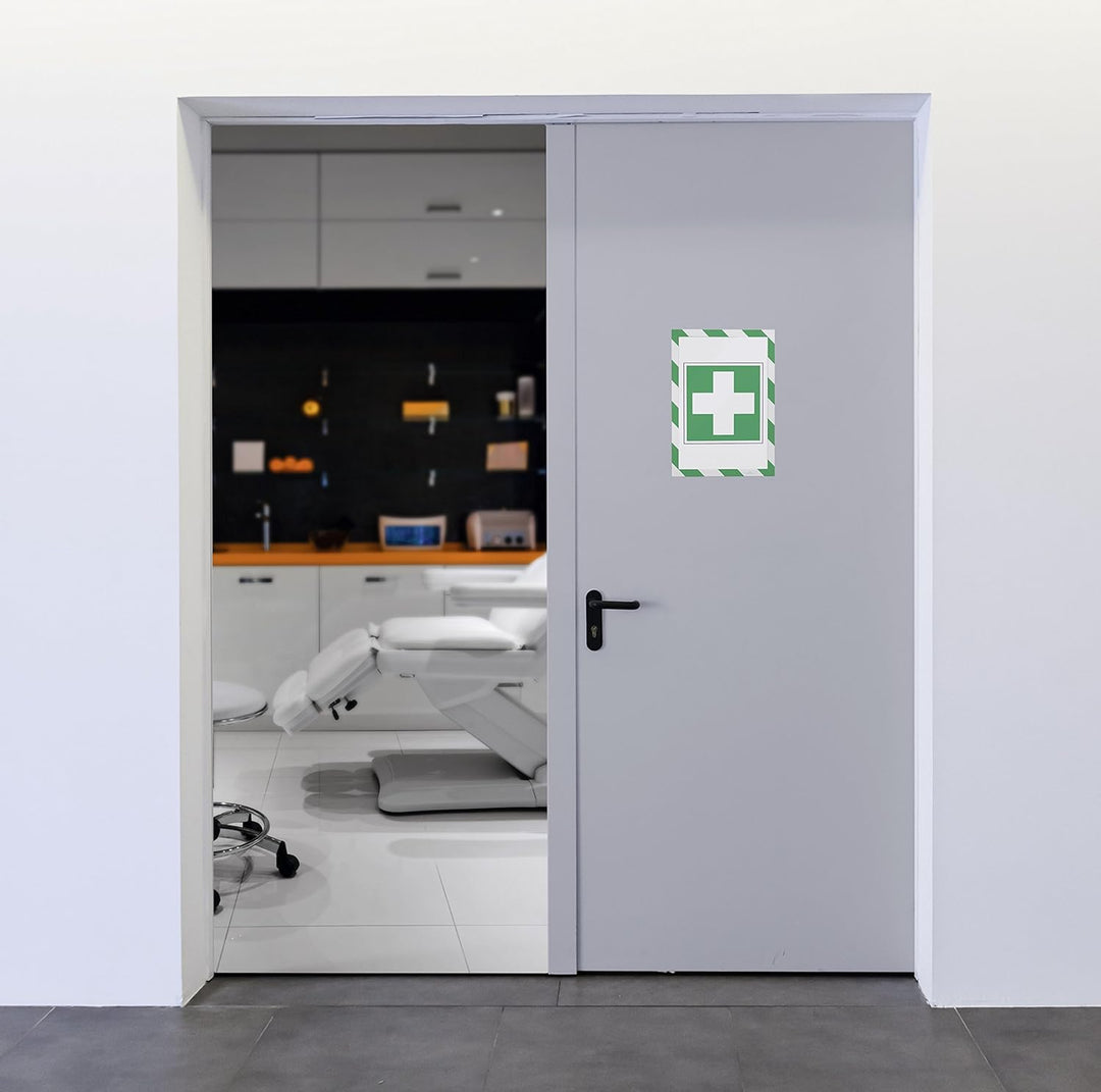 Durable Info-Rahmen Duraframe Magnetic Security (A4, Magnetrahmen für metallische Oberflächen) 5 Stü