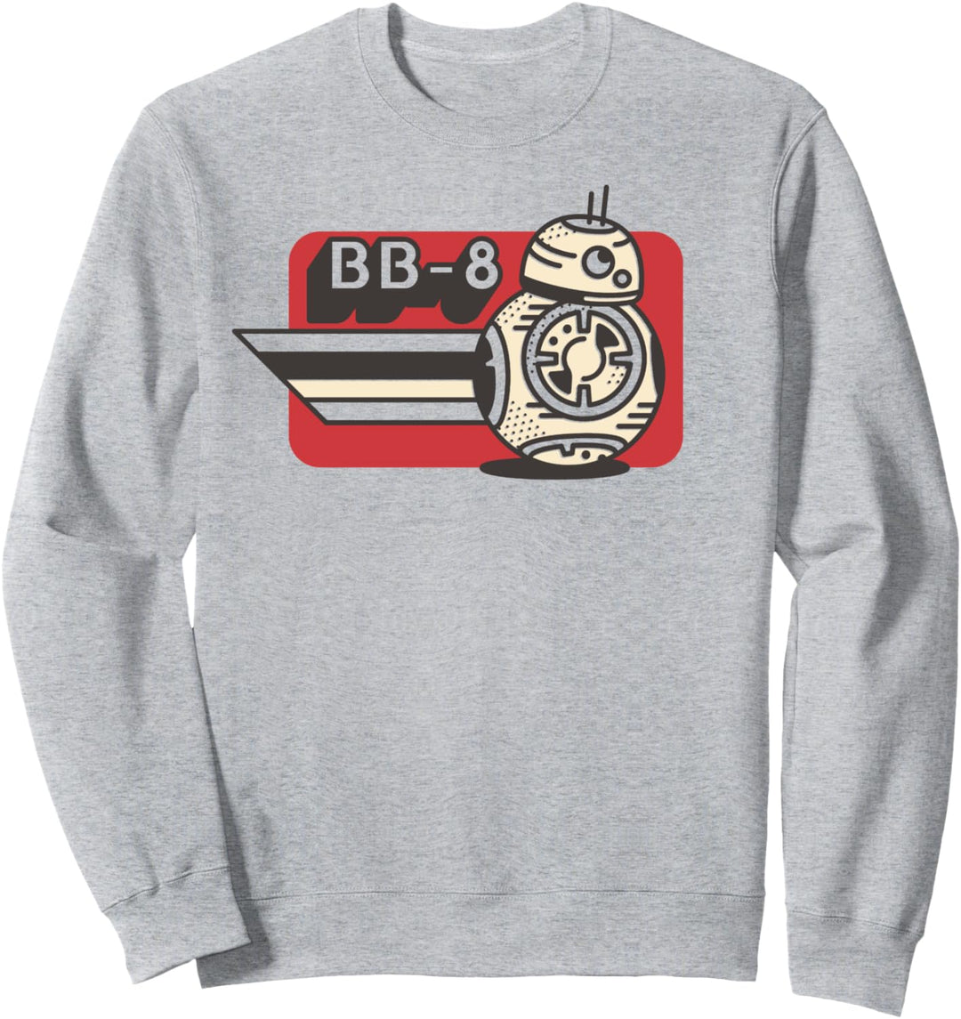 Star Wars: The Rise Of Skywalker BB-8 Retro Cartoon Sweatshirt