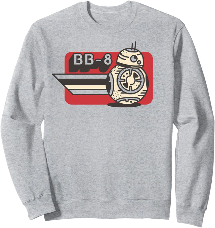 Star Wars: The Rise Of Skywalker BB-8 Retro Cartoon Sweatshirt