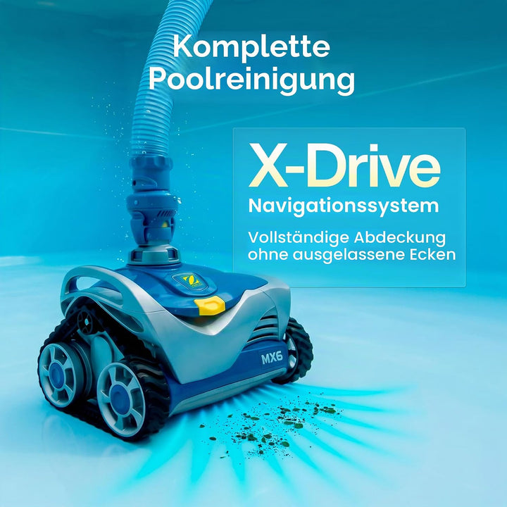 Zodiac Roboter MX6, blau, Max 10 x 5 m, Max 10 x 5 m