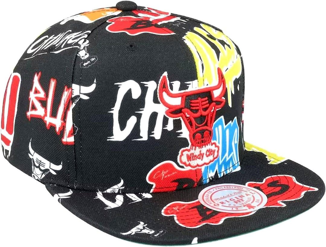 Mitchell & Ness Snapback Cap - Sticker Pack Chicago Bulls