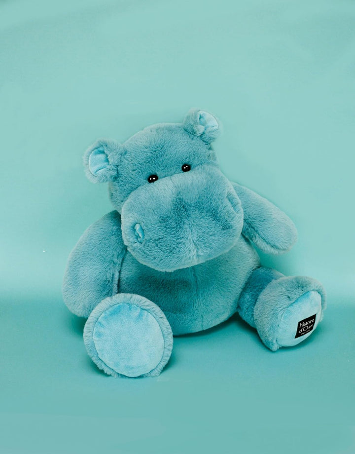 Histoire d'Ours - Plüschtier Nilpferd – Hip'United – Grün – 40 cm – HIPPO – HO3113