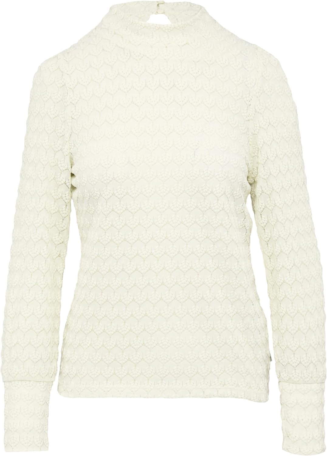 QS Damen 2158339 Langarmshirt mit Strukturmuster XL 0510, XL 0510