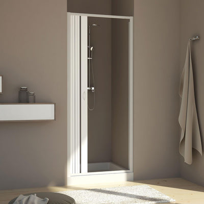 Forte Duschtür in PVC 60 cm H185 mod. Aura Seitlich, 60 CM
