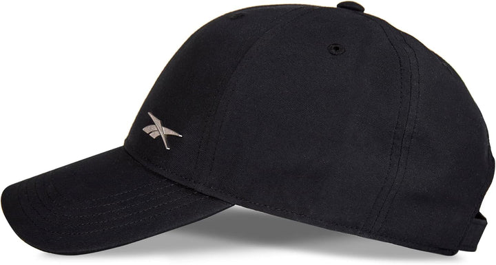 Reebok Damen Active Metal Badge Cap with Adjustable Strap (One Size Fits Most) Baseballkappe, Abzeic