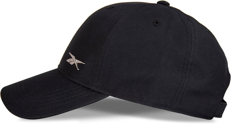 Reebok Damen Active Metal Badge Cap with Adjustable Strap (One Size Fits Most) Baseballkappe, Abzeic