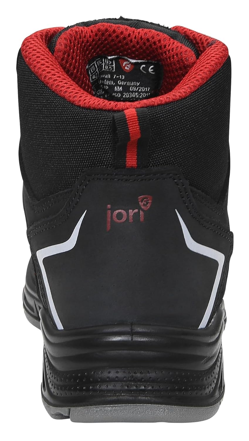 JORI Sicherheitsschuhe JO TWIST BOA Mid S1P, Herren, Sneaker, sportlich, Schwarz, Kunststoffkappe -