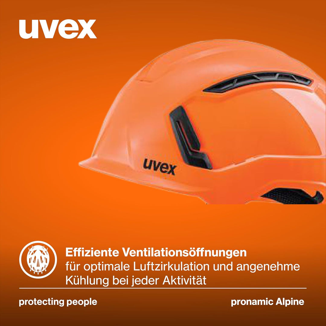 uvex pronamic alpine Schutzhelm mit MIPS-Sicherheitssystem - Schutz und Dynamik - Damen/Herren Orang