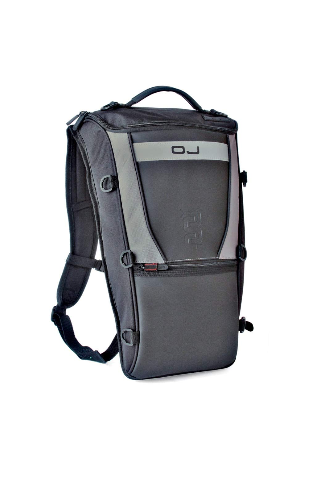 Oj jm0521 Kyte Rucksack aus Polyester Erweiterbar, Reissverschluss Wasserdicht, Gepolsterte Schulter