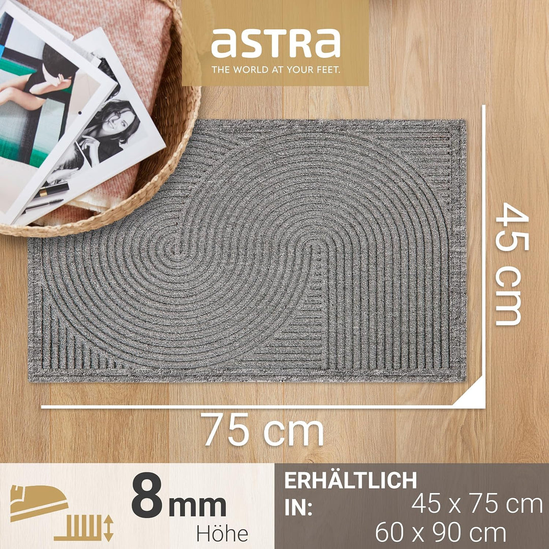 Astra Fussmatte aussen rutschfest - Schmutzfangmatte wetterfest - Outdoor Türmatte für Eingangsberei